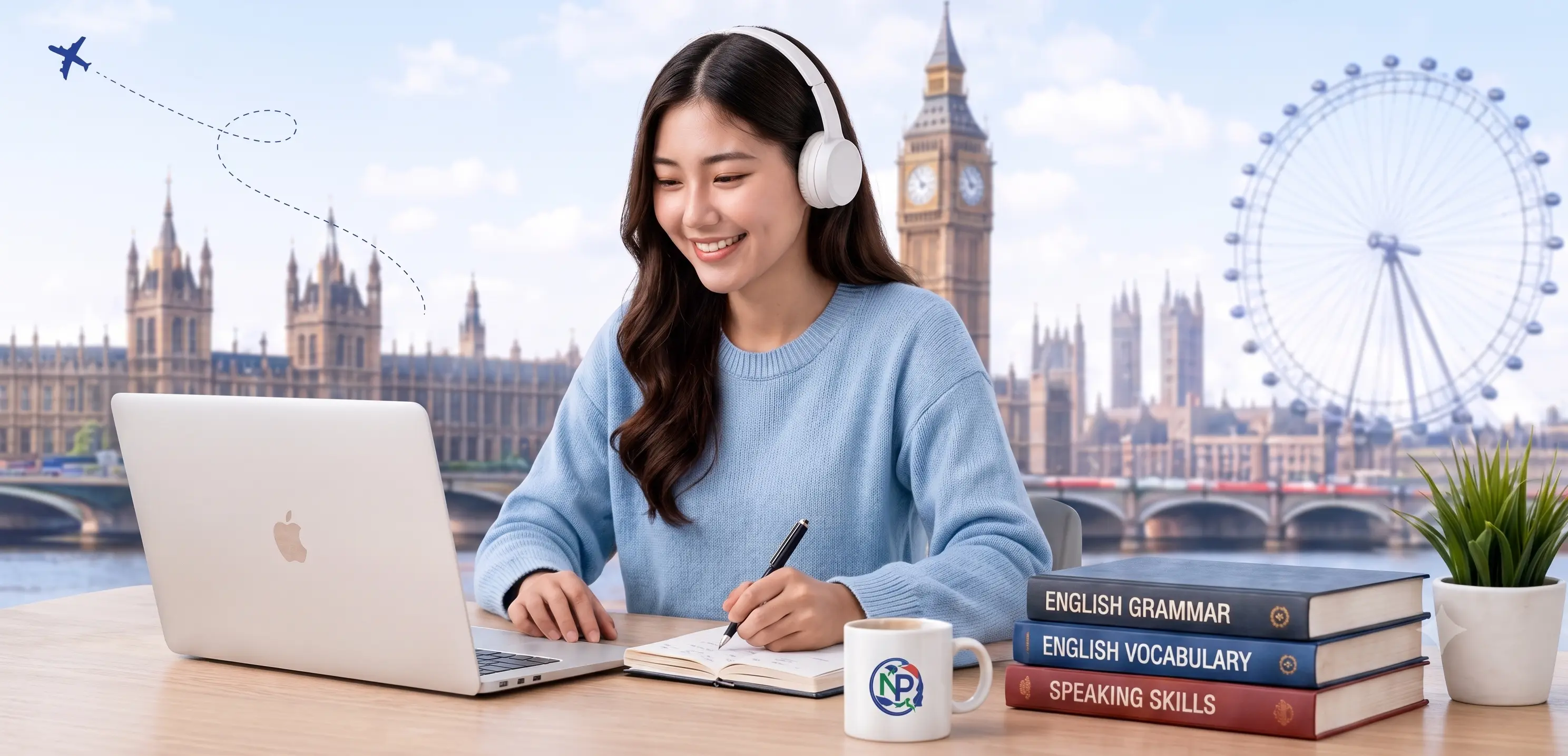 Nam Phuong Education learner studying English in London